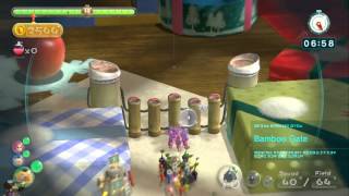 Pikmin 3  Stage 11 Fortress of Festivity  8480 PLAT MEDAL COL TREASURE [upl. by Alleoj124]