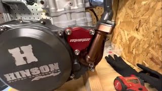 How to INSTALL a PRO CIRCUIT water pump on a 202223 KX250 motovlog dirtbike mechanic [upl. by Yor]