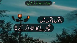 Deep Lines Poetry 💔  Sahib Zada Waqar Poetry  Sad Poetry  Painful Poetry  Whatsapp status poetry [upl. by Thorrlow]