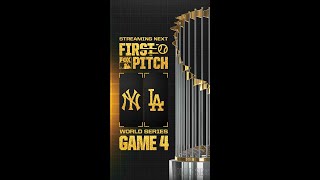 Dodgers vs Yankees WORLD SERIES Game 4 FirstPitch cam  FOX SPORTS [upl. by Reiner948]