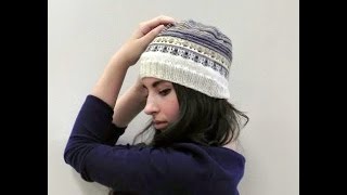 Pletení čepice odshora dolů 1 díl Knitting hat [upl. by Nida]