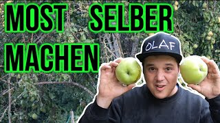 Apfel Most  Apfelwein selber machen  Vom Äpfel sammeln bis zum Most Ansatz [upl. by Ahsema61]