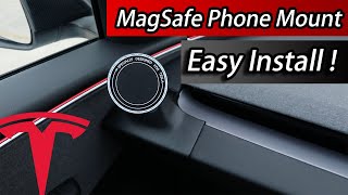 Tesla Model 3 Highland Dashboard Magnetic MagSafe Phone Mount [upl. by Nnaul]