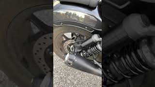 Honda Rebel 1100 with TBR exhaust baffle wrapped with exhaust packing [upl. by Jeramie]