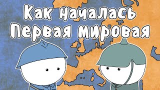 ПЕРВАЯ МИРОВАЯ ВОЙНА  МУДРЕНЫЧ причины сараевское убийство история на пальцах [upl. by Adieren]