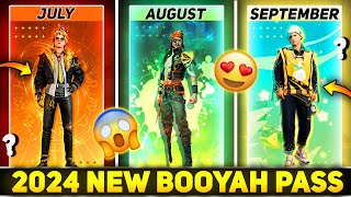 😱 Upcoming 2024 Booyah Pass 🔥  July  August  September Booyah Pass Full Review  Garena Free Fire [upl. by Ebba]