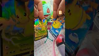 which is the fake pikachu pokemon card easy version pokemon pikachu pokemontcg pokemoncards [upl. by Warfore]