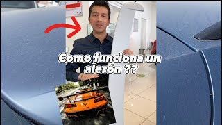 🔵 Como FUNCIONA el ALERON de un AUTO [upl. by Triplett]