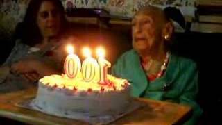 100yearold grandma overcome with emotion by birthday surprise [upl. by Ennaharas15]