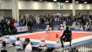 JEAN DORTANATIONAL KARATE FEDERATION KUMITE DIV 6 YEARS OLD [upl. by Peckham]