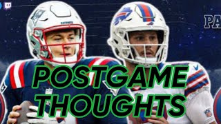 Pats vs Bills Postgame Thoughts [upl. by Barden]