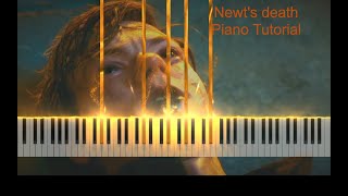 Piano Tutorial Newts death  Maze Runner  The Death Cure quotPlease Thommy Pleasequot SYNTHESIA [upl. by Annadiane481]