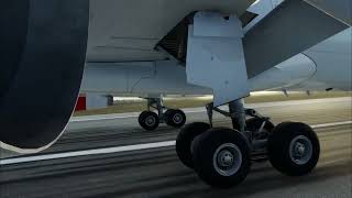 Close Up  Airbus A330 Landing Gear  XPlane 12 [upl. by Rimas417]