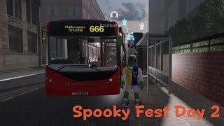 Spooky Fest Day 2 Project Birmingham Route 666 Enviro200MMC [upl. by Arayc]