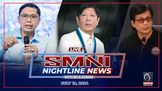 LIVE SMNI Nightline News with MJ Mondejar amp Admar Vilando  July 19 2024  Friday [upl. by Appleby981]