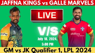 🔴LIVE  JAFFNA KINGS vs GALLE MARVELS  livematch livescore t20live lpl lpl20 gmvsjk jkvsgm [upl. by Asiilanna]