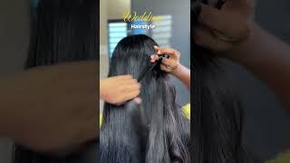 Easy hairstyle  Wedding hairstyle hairstyle easyhairstyle weddinghairstyles braidhairstyle [upl. by Acsot302]