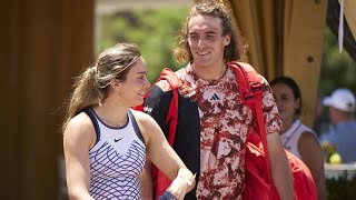 Stefanos Tsitsipas and Paula Badosa spotted together weeks after announcing break up [upl. by Rehpotisrhc]