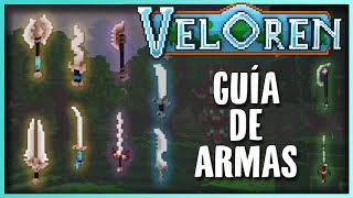 Guía de Armas  Veloren  Gameplay Español  Tutorial [upl. by Acima]