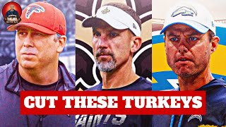 These NFL Coaches Are ON THE HOT SEAT  Cut The Turkey [upl. by Iblok]