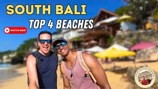 Top 4 Beaches in South Bali Balangan Bingin Padang Padang and Nyang Nyang [upl. by Torry]