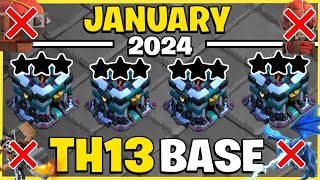 TOP 20  NEVER 3 STAR TH13 CWL BASE LINK 2024  TH13 WAR BASE LINK 2024  TH13 BASE CLASH OF CLANS [upl. by Nyrhtakyram]