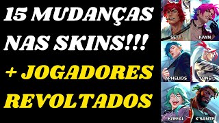 Deu Treta 15 Mudanças nas Novas Skins Heartsteel  Revolta no League of Legends [upl. by Torrie]