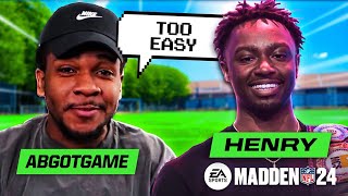 ABGOTGAME CALLED ME OUT TO PLAY MADDEN [upl. by Nilad]