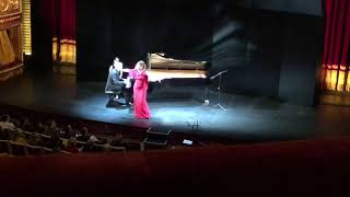 Ainhoa Arteta  Roger Vignoles Teatro de la Zarzuela 10122018Primera propina [upl. by Ayotnom]