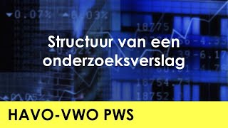 Hoe maak je een profielwerkstuk  Structuur van een onderzoeksverslag en opbouw van een hoofdstuk [upl. by Pollux191]