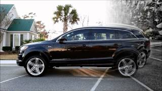 2011 Audi Q7 S Line Adaptive Air Suspension Demo [upl. by Aklam]