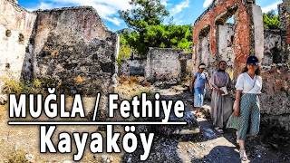 MUĞLA Kayaköy Harabeleri Yürüyüşü  4K Walking Tour Ruined Old Greek Village [upl. by Esinaj917]