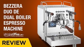 iDrinkCoffeecom Review  Bezzera Duo DE Dual Boiler Espresso Machine [upl. by Tony]