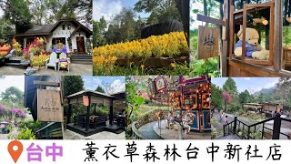 （高清4K）20231029 薰衣草森林台中新社店 Lavender Cottage Taichung Xinshe [upl. by Maxie]