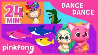 Baby Shark and more  Compilation  Dance Dance  Pinkfong Songs for Children [upl. by Biancha632]