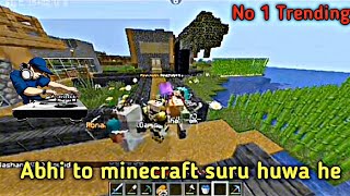 Abhi to Minecraft Suru huwa he  Official Music video  Nibesh Gaming [upl. by Soirtimid86]