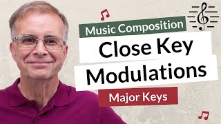 Modulating to Closely Related Keys Major Key Modulation Chart  Music Composition [upl. by Gilford]