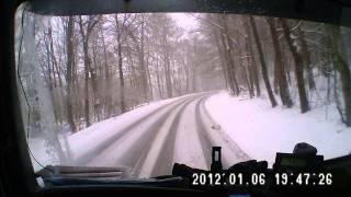 ✔ TRUCKTOUR durch den verschneiten Westerwald ☆ Hachenburg nach Nistertal [upl. by Angrist705]