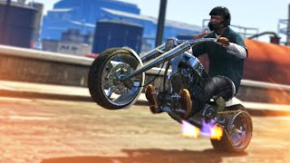 GTA 5 Stunts  Epic Chopper Stunt  GTA V Stunts amp Fails [upl. by Salesin]