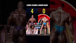 RONNIE COLEMAN VS SAMSAN DAUDA 🔥 shorts [upl. by Refitsirhc]