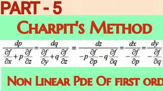 CHARPITS METHOD lecture  5 [upl. by Dranal886]