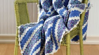 How to Crochet Easy Corner to Corner Afghan C2C [upl. by Oberheim164]