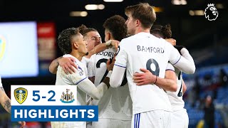 Highlights Leeds United 52 Newcastle United  Fivestar attacking performance  Premier League [upl. by Frannie]