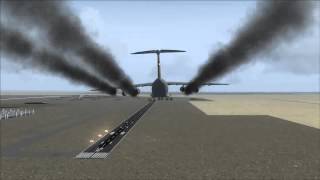 C5 Galaxy Crash Jeddah 飞机坠毁 تحطم طائرة [upl. by Christos425]