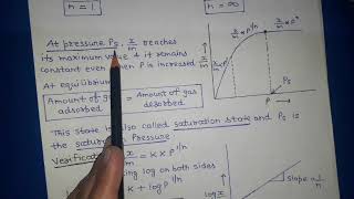 Freundlich Adsorption Isotherm amp Applications of AdsorptionClass12ChemistryLecture16Unit 5 [upl. by Crystal]