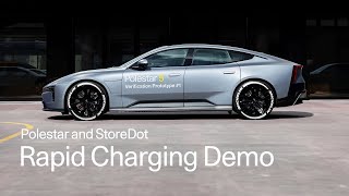 Charging a Polestar 5 prototype from 1080 in 10 minutes  Polestar [upl. by Virgie]