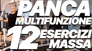 Panca Multifunzione i 12 Migliori Esercizi per la Massa della Parte Alta a Casa [upl. by Ainaj735]