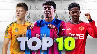 Top 10 Wonderkids In Football 2024 [upl. by Maisie]