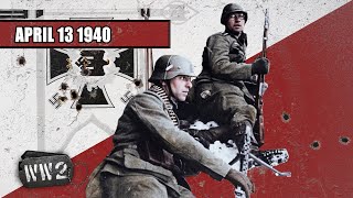 033  The Invasion of Norway and Denmark  WW2  April 13 1940 [upl. by Nial]