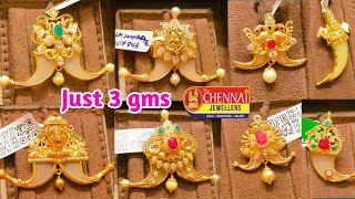 3gms నుండి Puligoru Pendents l Gold Puligoru Designs l Latest Puligoru Lockets ChennaiJewellers [upl. by Dub]